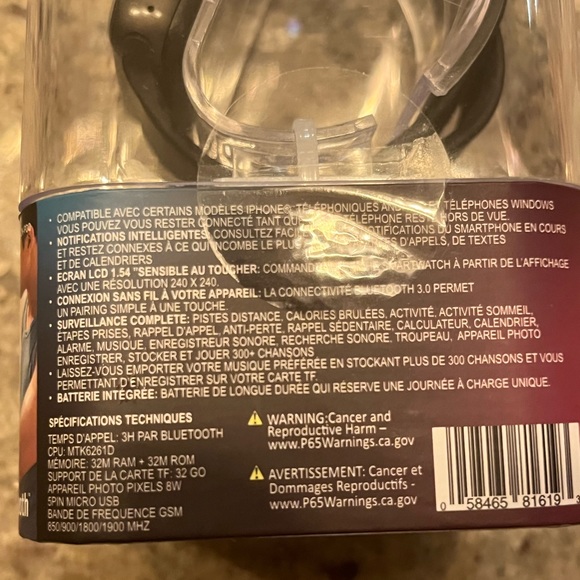 Sylvania Bluetooth Smart Watch - Picture 2 of 4